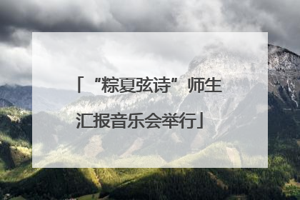 “粽夏弦诗”师生汇报音乐会举行