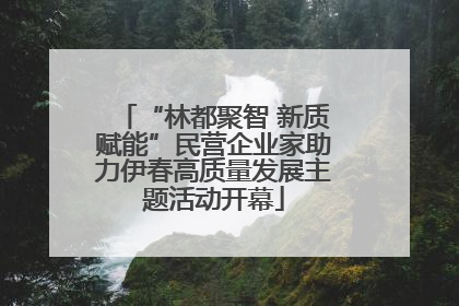 “林都聚智 新质赋能”民营企业家助力伊春高质量发展主题活动开幕