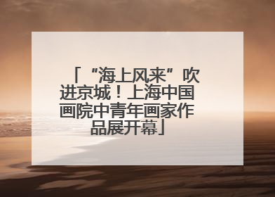 “海上风来”吹进京城！上海中国画院中青年画家作品展开幕