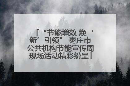 “节能增效 焕‘新’引领” 枣庄市公共机构节能宣传周现场活动精彩纷呈