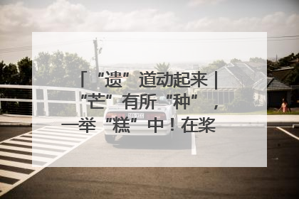 “遗”道动起来｜“芒”有所“种”，一举“糕”中！在桨影拳风里，邂逅最“动”人的风景！（内含报名信息）
