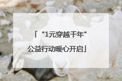 “1元穿越千年”公益行动暖心开启