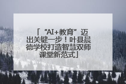 “AI+教育”迈出关键一步！叶县晨德学校打造智慧双师课堂新范式