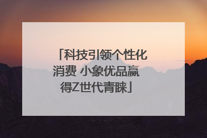 科技引领个性化消费 小象优品赢得Z世代青睐