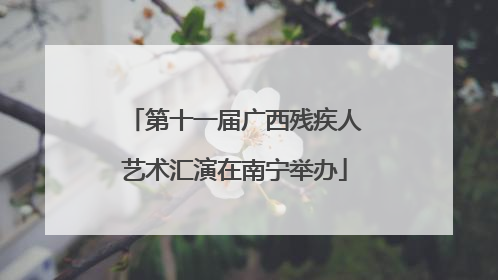 第十一届广西残疾人艺术汇演在南宁举办