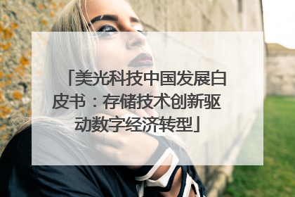 美光科技中国发展白皮书：存储技术创新驱动数字经济转型