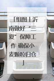 组图丨沂南做好“三夏”保障工作 确保小麦颗粒归仓