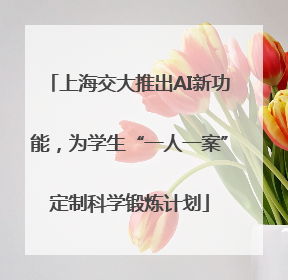 上海交大推出AI新功能，为学生“一人一案”定制科学锻炼计划