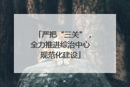严把“三关”，全力推进综治中心规范化建设