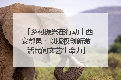 乡村振兴在行动丨西安鄠邑：以版权创新激活民间文艺生命力
