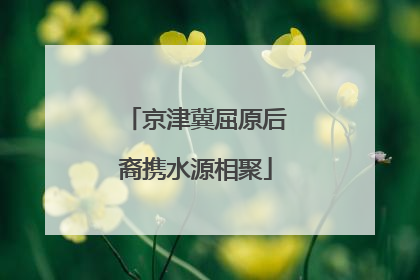 京津冀屈原后裔携水源相聚