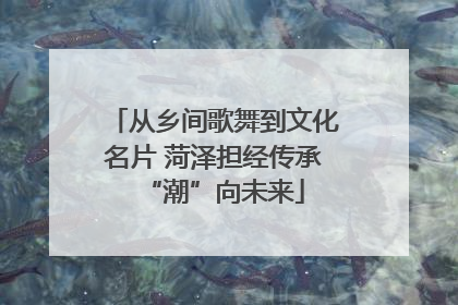 从乡间歌舞到文化名片 菏泽担经传承“潮”向未来