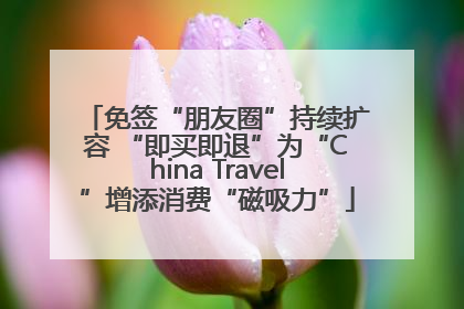 免签“朋友圈”持续扩容 “即买即退”为“China Travel”增添消费“磁吸力”