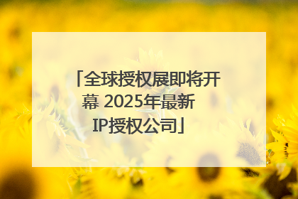 全球授权展即将开幕 2025年最新IP授权公司