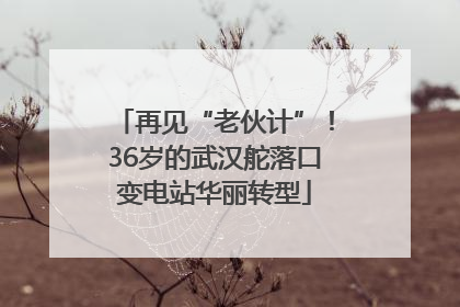 再见“老伙计”！36岁的武汉舵落口变电站华丽转型