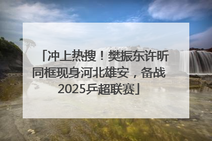 冲上热搜！樊振东许昕同框现身河北雄安，备战2025乒超联赛