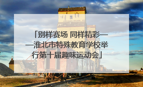 别样赛场 同样精彩——淮北市特殊教育学校举行第十届趣味运动会