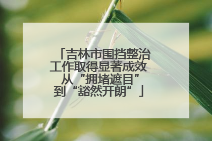 吉林市围挡整治工作取得显著成效 从“拥堵遮目”到“豁然开朗”