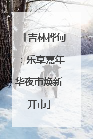 吉林桦甸：乐享嘉年华夜市焕新开市