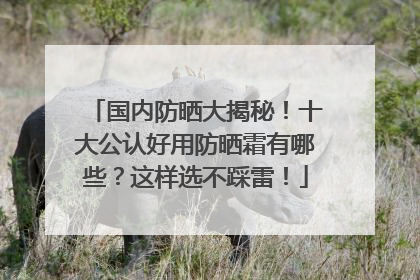 国内防晒大揭秘！十大公认好用防晒霜有哪些？这样选不踩雷！