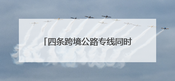 四条跨境公路专线同时开通！河北首个跨境公路运输集结中心启动运营