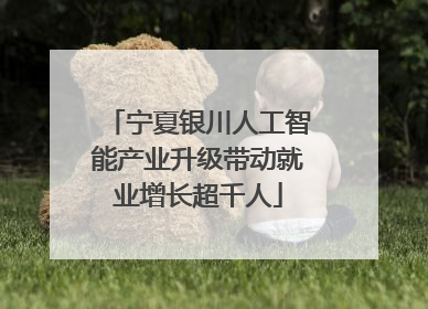 宁夏银川人工智能产业升级带动就业增长超千人