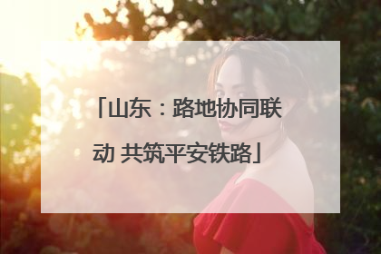 山东：路地协同联动 共筑平安铁路