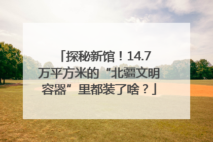探秘新馆！14.7万平方米的“北疆文明容器”里都装了啥？