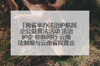我省举办法治护航民企公益普法活动 法治护企 你我同行 云南法制报与云南省民营企业家协会携手共建“媒体+协会+企业”法治服务生态圈