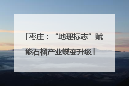 枣庄：“地理标志”赋能石榴产业蝶变升级