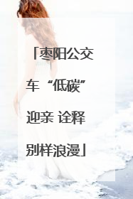 枣阳公交车“低碳”迎亲 诠释别样浪漫