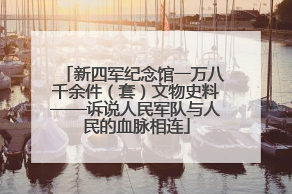 新四军纪念馆一万八千余件（套）文物史料——诉说人民军队与人民的血脉相连