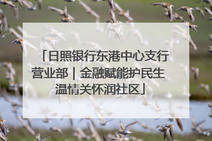 日照银行东港中心支行营业部｜金融赋能护民生 温情关怀润社区