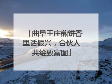 曲阜王庄煎饼香里话振兴，合伙人共绘致富图