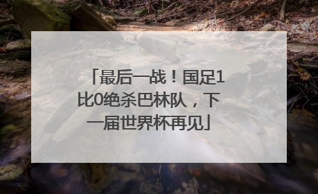最后一战！国足1比0绝杀巴林队，下一届世界杯再见