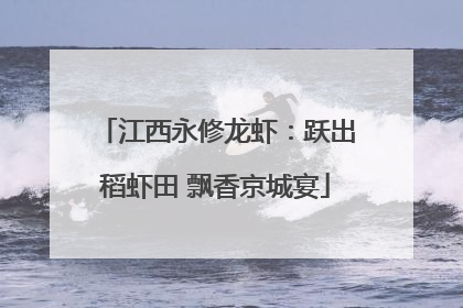 江西永修龙虾：跃出稻虾田 飘香京城宴