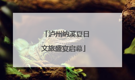泸州纳溪夏日文旅盛宴启幕