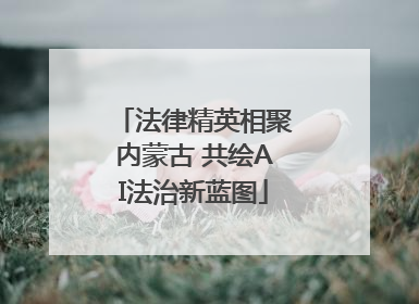 法律精英相聚内蒙古 共绘AI法治新蓝图