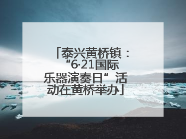 泰兴黄桥镇：“6·21国际乐器演奏日”活动在黄桥举办