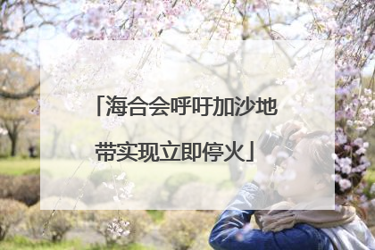 海合会呼吁加沙地带实现立即停火