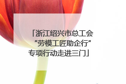 浙江绍兴市总工会“劳模工匠助企行”专项行动走进三门