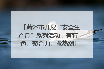 菏泽市开展“安全生产月”系列活动，有特色、聚合力、掀热潮