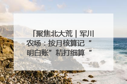 聚焦北大荒｜军川农场：按月核算记“明白账”精打细算“过紧日子”