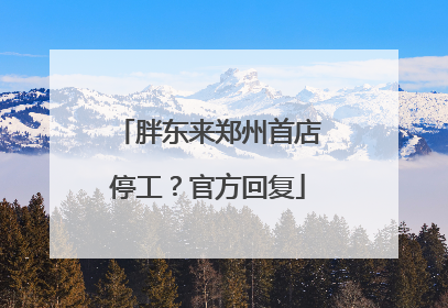 胖东来郑州首店停工？官方回复