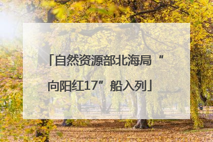 自然资源部北海局“向阳红17”船入列
