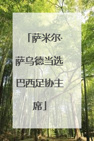 萨米尔·萨乌德当选巴西足协主席