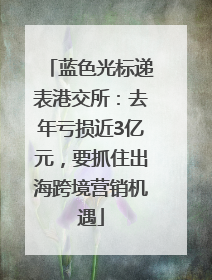 蓝色光标递表港交所：去年亏损近3亿元，要抓住出海跨境营销机遇