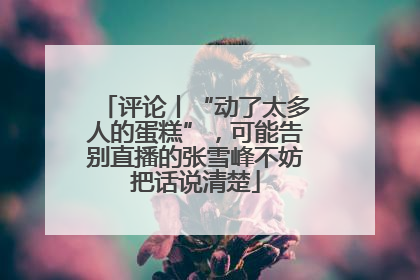 评论丨“动了太多人的蛋糕”，可能告别直播的张雪峰不妨把话说清楚