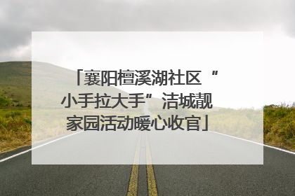 襄阳檀溪湖社区“小手拉大手”洁城靓家园活动暖心收官