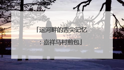 运河畔的舌尖记忆：嘉祥马村煎包